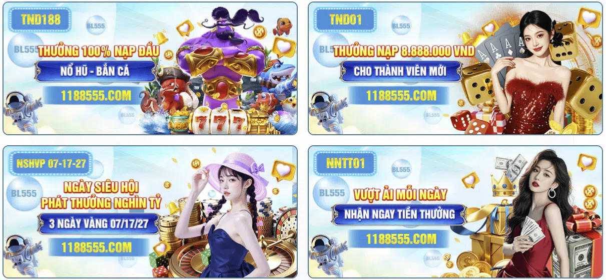 bl555 khuyến mãi hot 2026